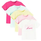 Cool Club, Tricou pentru fete, mix, set, 5 buc.