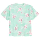 Cool Club, Tricou pentru fete, oversize, albastru