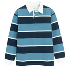 Cool Club, Tricou polo cu maneca lunga pentru baieti, albastru