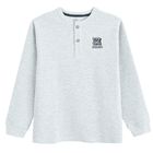 Cool Club, Tricou polo cu maneca lunga pentru baieti, gri