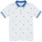 Cool Club, Tricou polo cu maneca scurta pentru baieti, alb