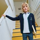 Cool Club, Tricou polo cu maneca scurta pentru baieti, alb