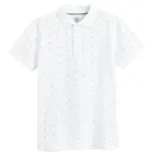 Cool Club, Tricou polo cu maneca scurta pentru baieti, alb