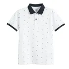 Cool Club, Tricou polo cu maneca scurta pentru baieti, alb