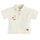 Cool Club, Tricou polo cu maneca scurta pentru baieti, bej