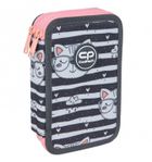 CoolPack, Jumper 2, penar cu 2 compartimente, cu rechizite scolare, Catnip