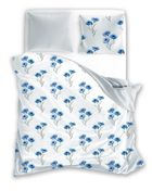 Cottage Home, Flori, set lenjerie de pat single, 140-200 cm