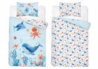 Detexpol, Ocean, set lenjerie de pat single, din bumbac, 90-120 cm