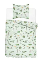 Dinozauri, set lenjerie de pat single, 160-200 cm