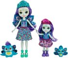 Enchantimals, Patter si Piera Peacock, 2 papusi si figurine