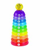 Fisher-Price, Stack & Roll Cups, piramida, jucarie educativa