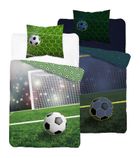 Football, Fluo, set lenjerie de pat, single, 140-200 cm