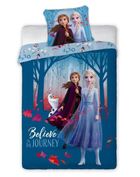 Frozen 2, set lenjerie de pat single, 140-200 cm