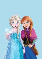 Frozen, patura din fleece, 100-140 cm
