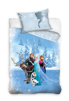 Frozen, set lenjerie de pat single, 100-135 cm