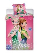 Frozen, set lenjerie de pat single, 140-200 cm