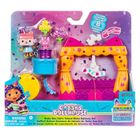 Gabby's Dollhouse, Baby Box Cat's Talent Show Balcony, set de joaca cu figurina