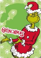 Grinch, patura din fleece, 100-140 cm