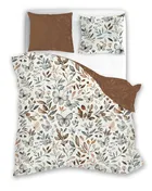 Gusto, Fluturi, set lenjerie de pat single, din bumbac, 140-200 cm