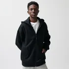 Hanorac oversize cu fermoar NOWEAR