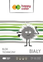 Happy Color, caiet de desen alb A4, 10 pagini, 170 g