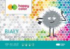 Happy Color, caiet de desen alb A4, 20 de foi, 100 g
