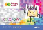 Happy Color, caiet de desen, colorat, format A4, 15 foi