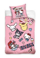 Hello Kitty, set lenjerie de pat single, 160-200 cm