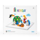 Hey Clay, Birds, set creativ, 18 cutii de plastilina