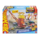 Hot Wheels City, Super Fire Station Rescue, set de joaca cu masina