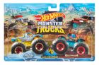 Hot Wheels, Monster Trucks, Demolition Doubles, Raijyu vs Koum, set cu 2 masinute