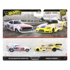 Hot Wheels, Premium, Car Culture, '72 Plymouth CUDA FC & Rob'N Pinks, set de 2 masini, scara 1:64, JBL01