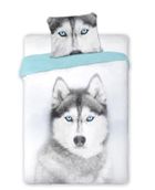 Husky, set lenjerie de pat single 140-200 cm