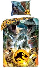 Jurassic World, set lenjerie de pat single, 140-200 cm