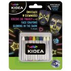 Kidea, creioane de fata, stralucesc in intuneric, 8 buc.