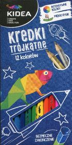 Kidea, creioane triunghiular, 12 culori