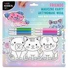 Kidea, Friends, Carti magice activate cu apa, set creativ