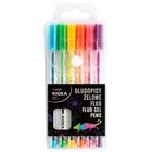 Kidea, pixuri cu gel, fluo, 6 culori
