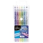 Kidea, pixuri cu sclipici cu diamante, 6 culori