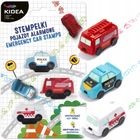 Kidea, stampile, vehicule de urgenta, 3 buc.