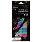 Kidea, vopsele acrilice, metalice, 12-12ml