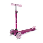 Kidwell, Uno, trotineta cu 3 roti LED, roz