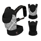 Kinderkraft, Bizuu, Huggy, marsupiu ergonomic, Lunar Black