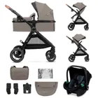 Kinderkraft, Esme, carucior multifunctional 3in1, Sand Beige