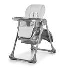 Kinderkraft, Tastee, scaun inalt pliant pentru hranire, Grey