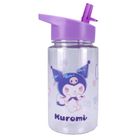 Kuromi, Drink Up, sticla da apa cu pai, violet, 450 ml