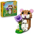 LEGO Creator, Hamster adorabil cu o floare, 31376
