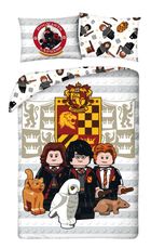 Lego Harry Potter, set lenjerie de pat single, 140-200 cm