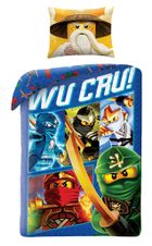 LEGO NINJAGO, set lenjerie de pat single, 140-200 cm + 70-90 cm