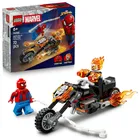 LEGO Super Heroes, Omul Paianjen vs Calaretul fantoma pe motocicleta, 76335